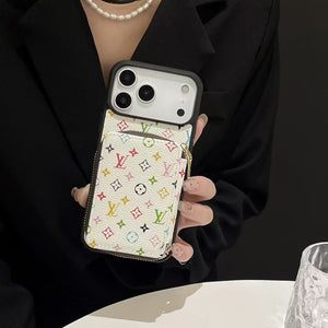 Louis Vuitton iPhone 17 with Walled Holder– Luxury Designer Phone Case