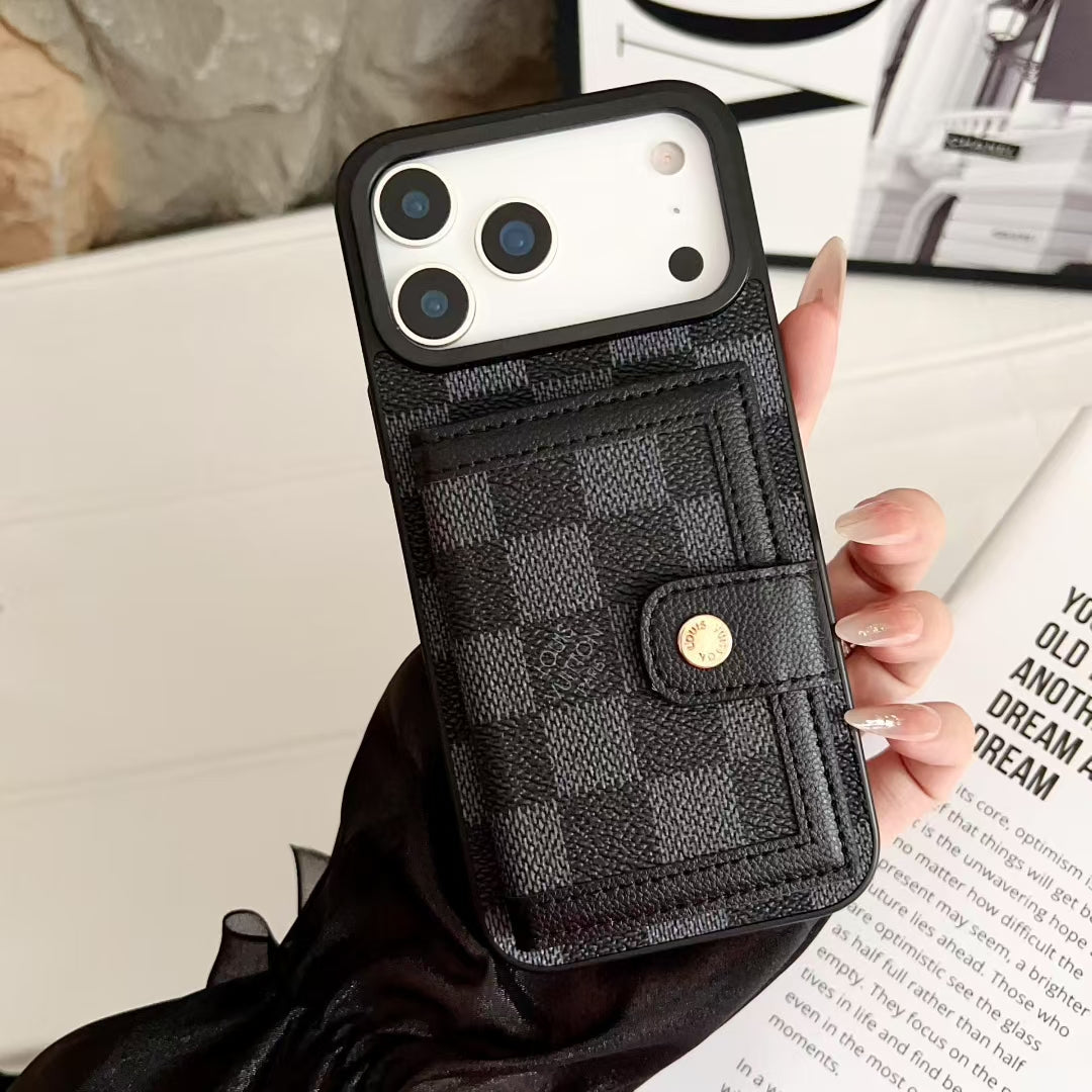 Louis Vuitton iPhone 15 Pro – Protective Shockproof Phone Case