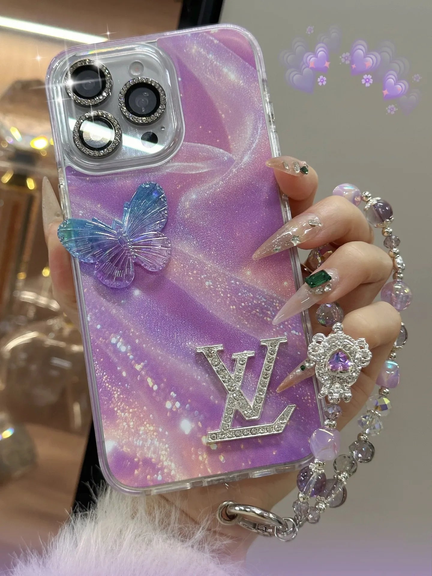 Pink Chanel & LV & YSL Phone Case – Protective Shockproof Phone Case