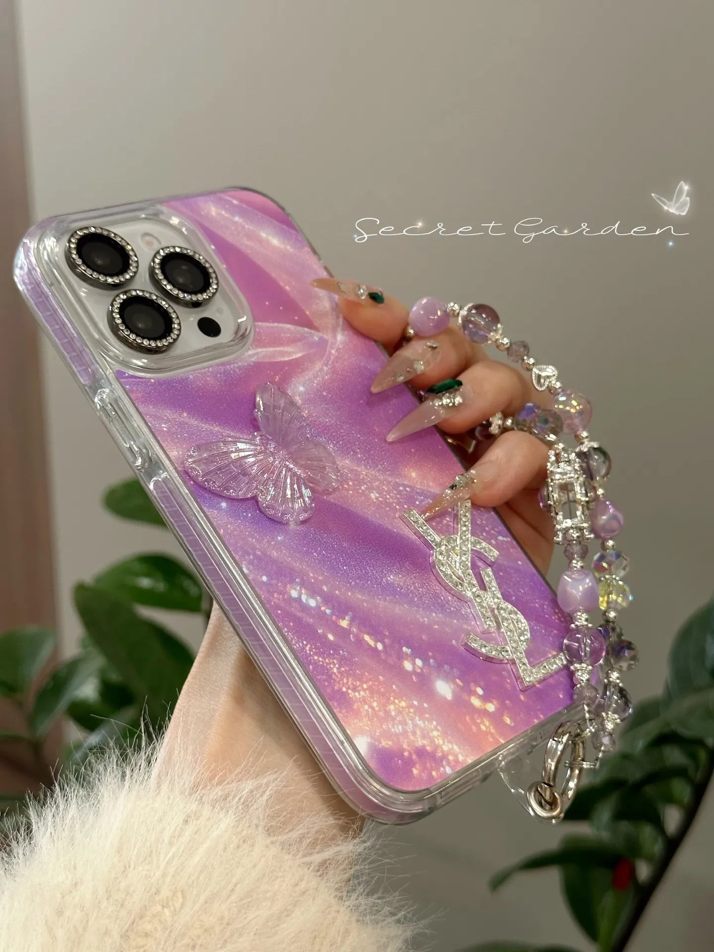 Pink Chanel & LV & YSL Phone Case – Protective Shockproof Phone Case