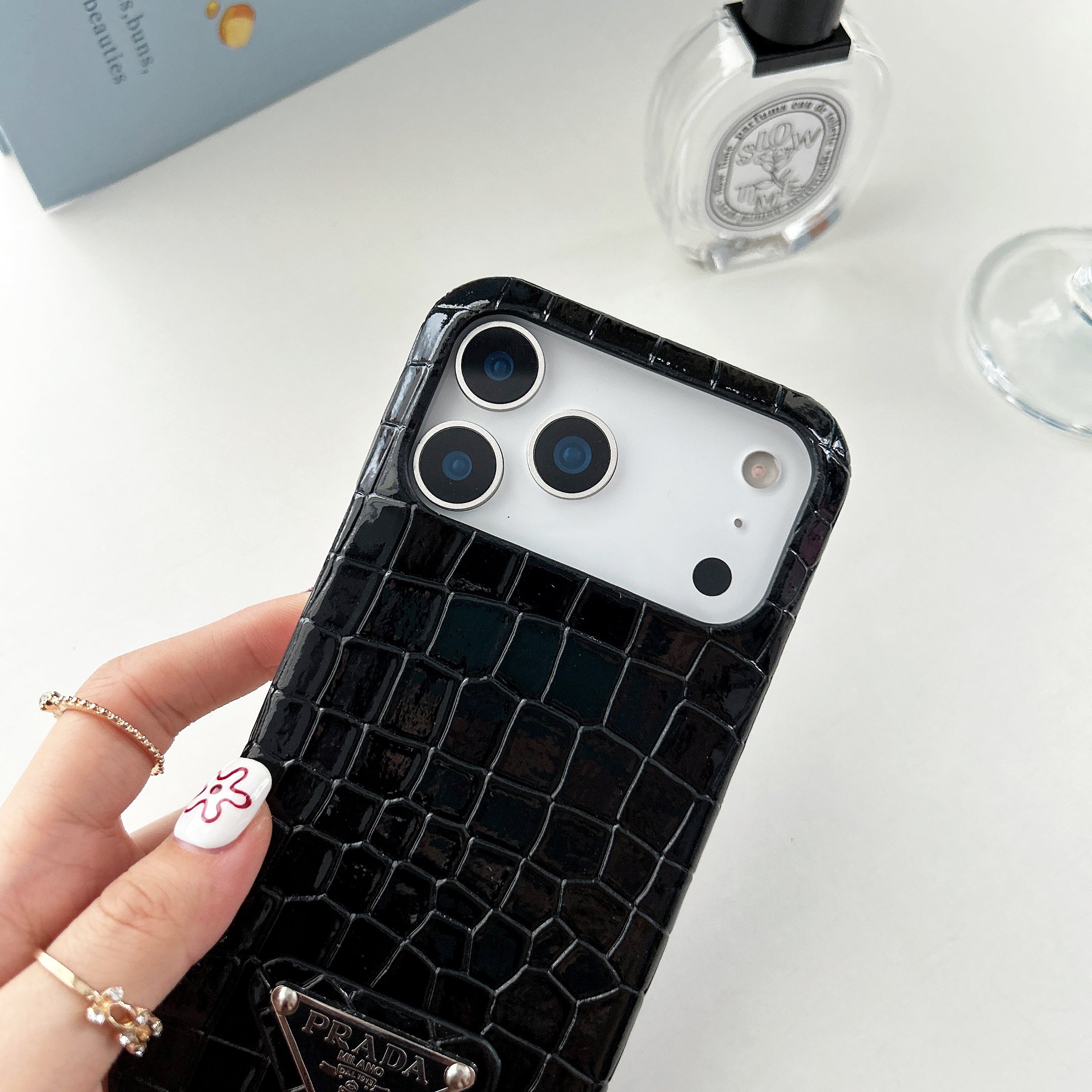 Prada iPhone 15 Pro Max – Slim Clear Phone Case