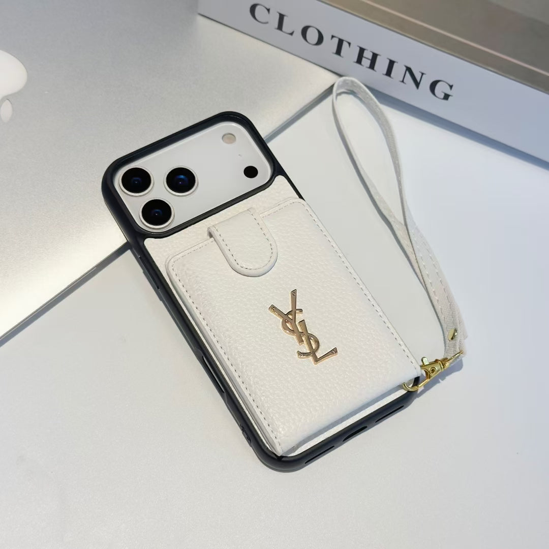 YSL iPhone 14 Pro – Protective Shockproof Phone Case