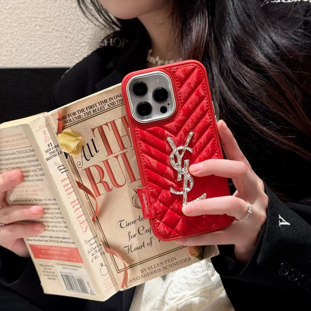 YSL iPhone 15 Plus – MagSafe Premium Phone Case