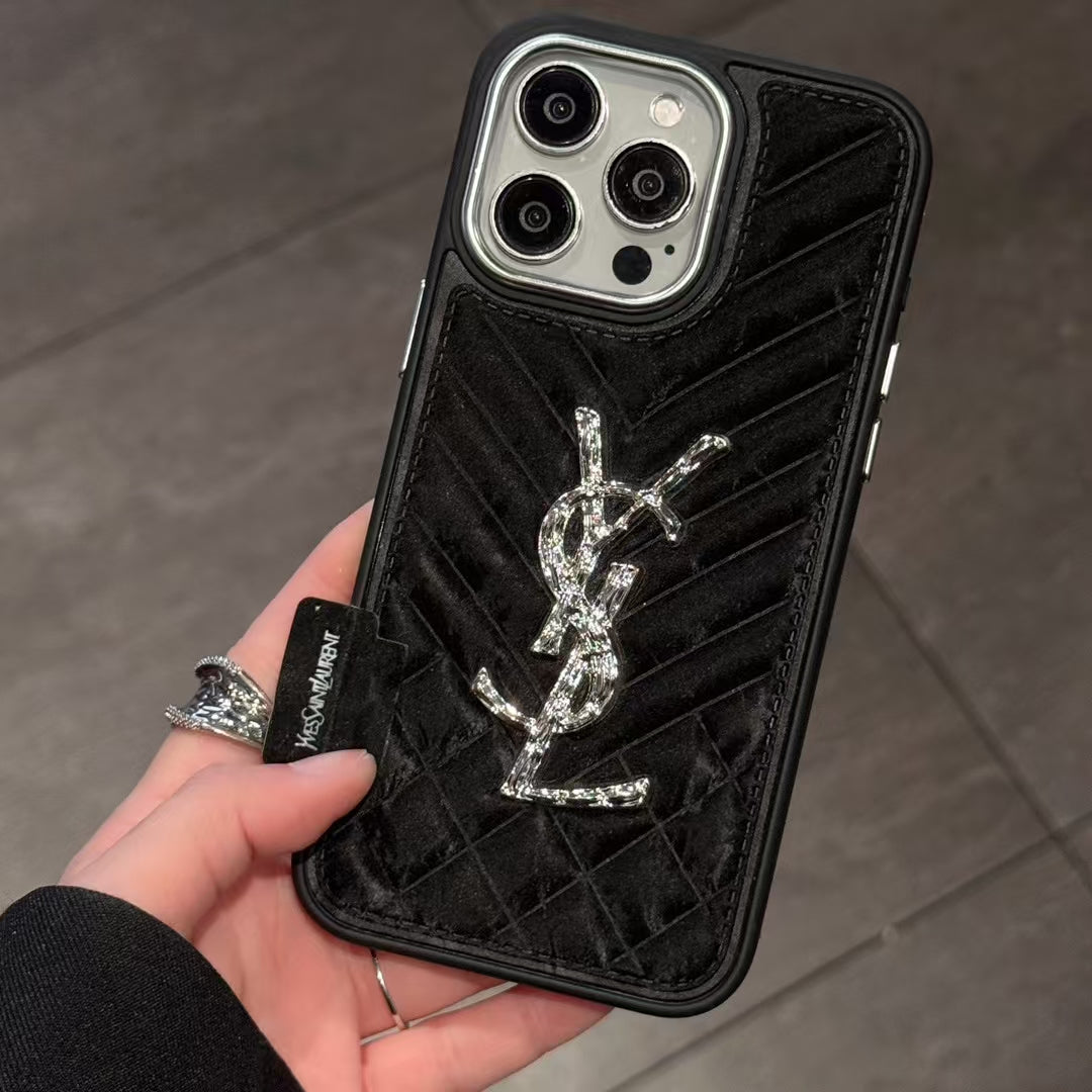 YSL iPhone 15 Plus – Protective Shockproof Phone Case
