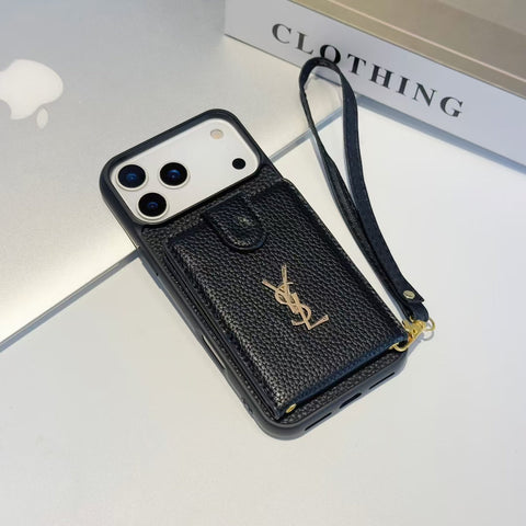 Image of YSL iPhone 15 Pro – Slim Clear Phone Case