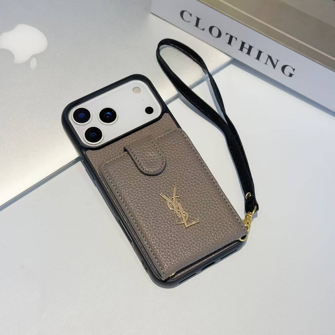 YSL iPhone 16 Pro Max – Slim Clear Phone Case