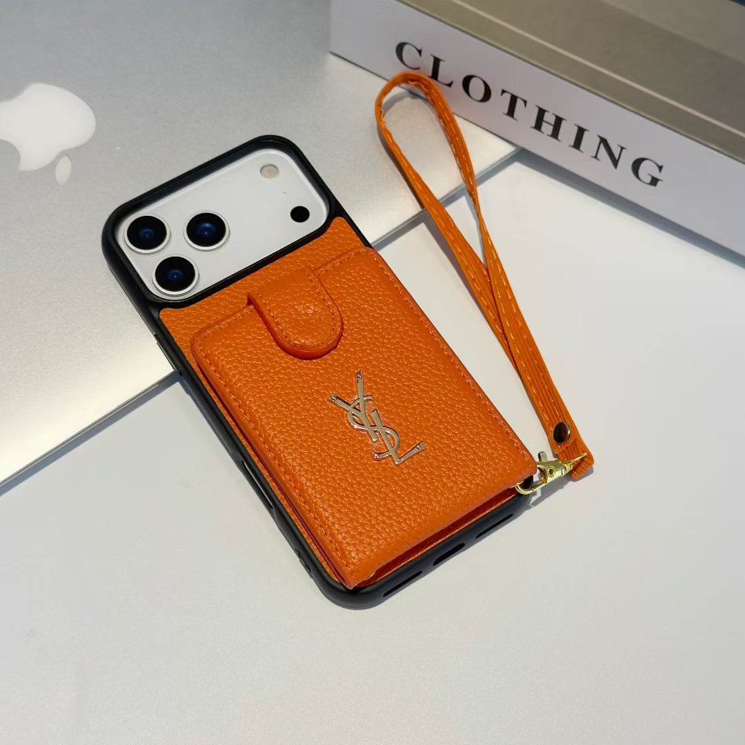 YSL iPhone 17 Pro – Luxury Designer Phone Case